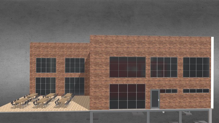 Zia Pizzeria Remodelación 3D Model