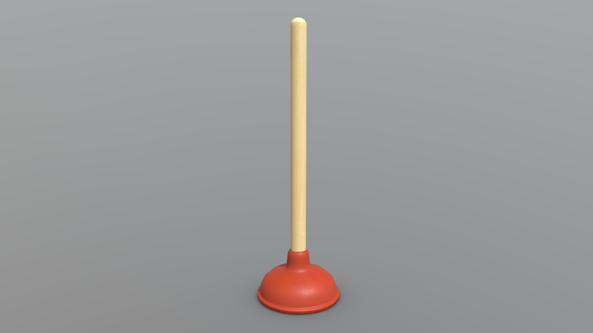3D model Plunger - This is a 3D model of the Plunger. The 3D model is about shape.
