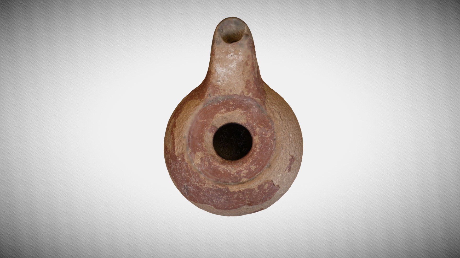 Terracotta lamp — Sketchfab embed 3D viewer