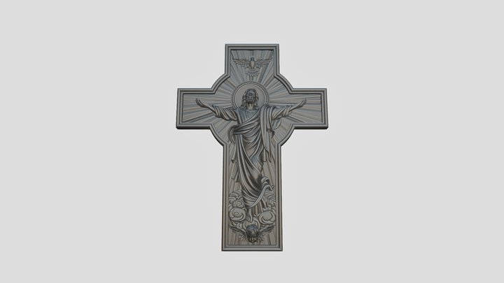 ascension-cross-decimated 3D Model