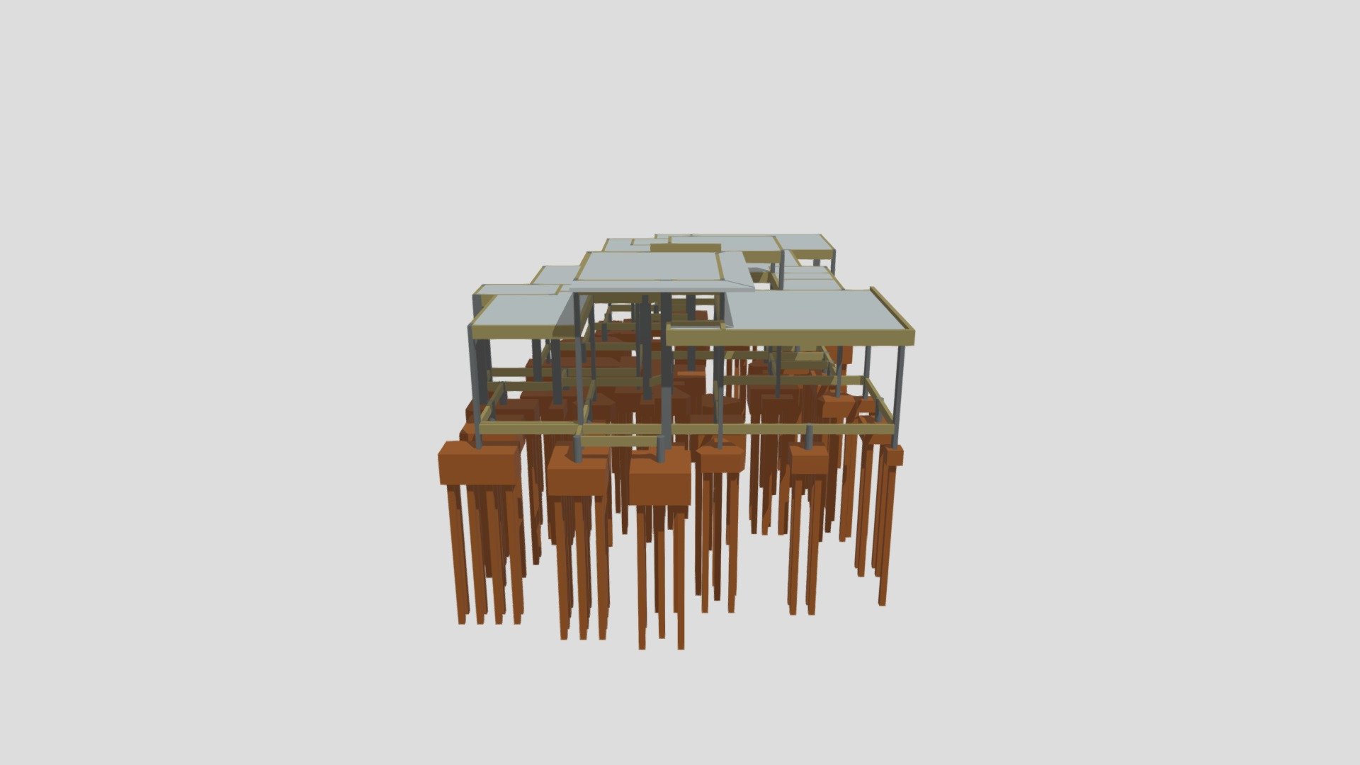 Modelo 3d - Estrutural