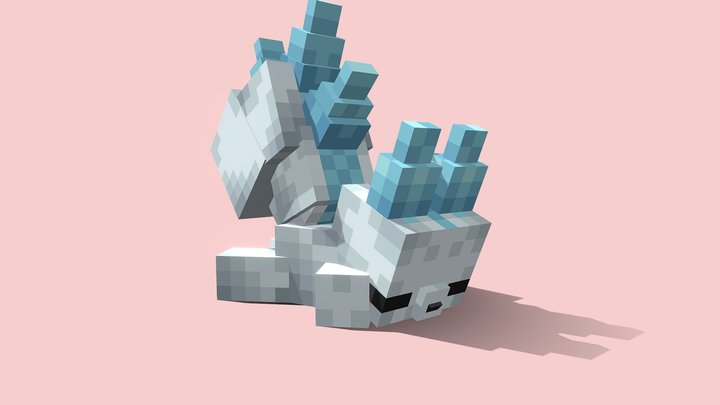 Pachirisu plushie 3D Model