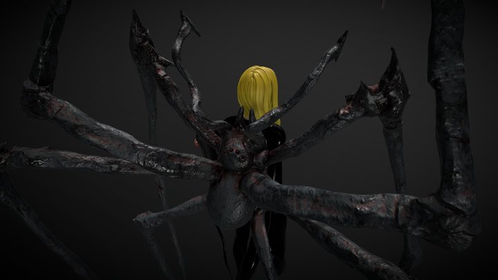 Spider Woman 3D Model