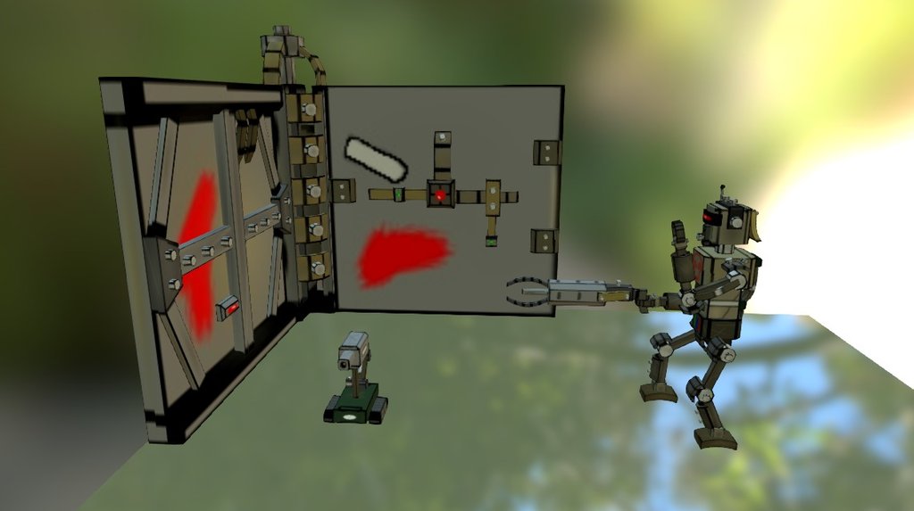 Futuristic Game Diorama