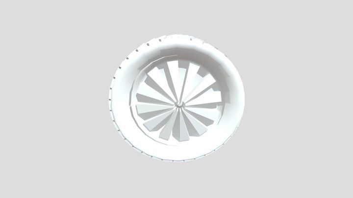 Tire And Tread Combo 3D Model