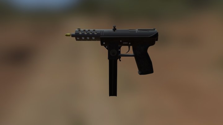 Pistola Prefab 3D Model