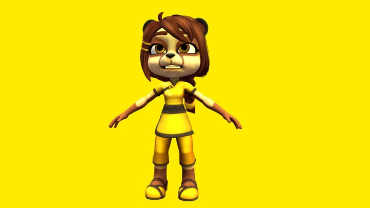 Honey Badger Yaya 3D Model