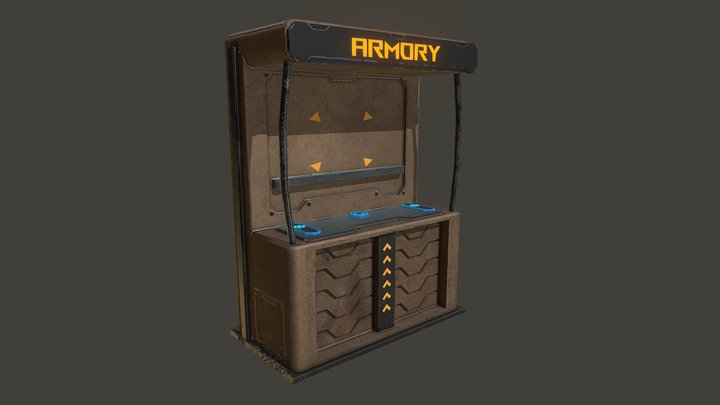 Armory scifi 3D Model