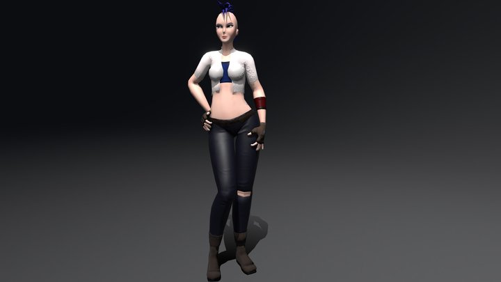 Wire Girl 3D Model
