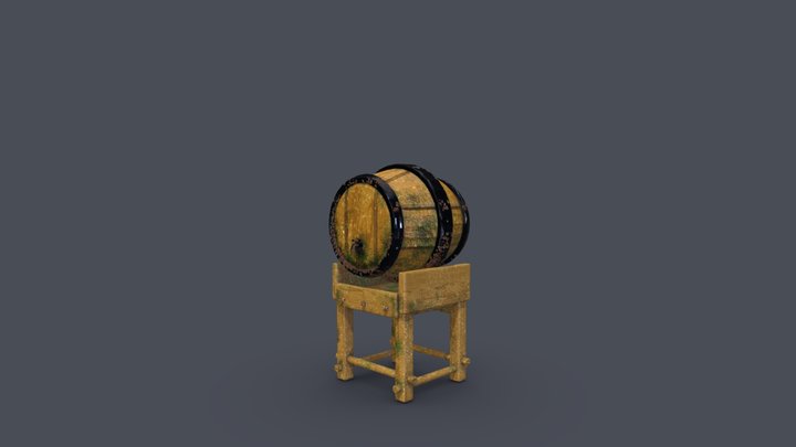 Validação 3D1 - Barril 3D Model
