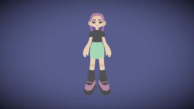 Pinky 3D Model
