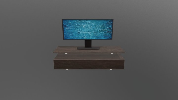 TV-Table 3D Model