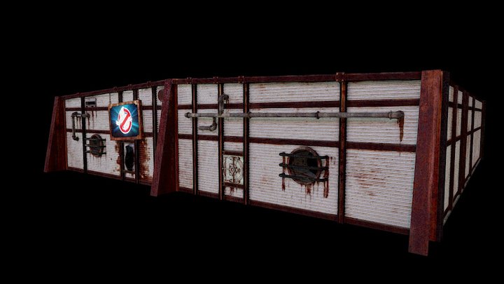 Ghostbusters HeidePark Warehouse 3D Model