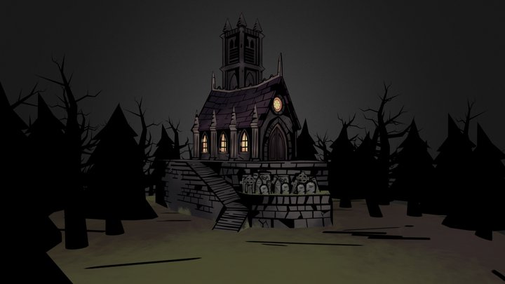 Darkest Dungeon Cathedral 3D Model