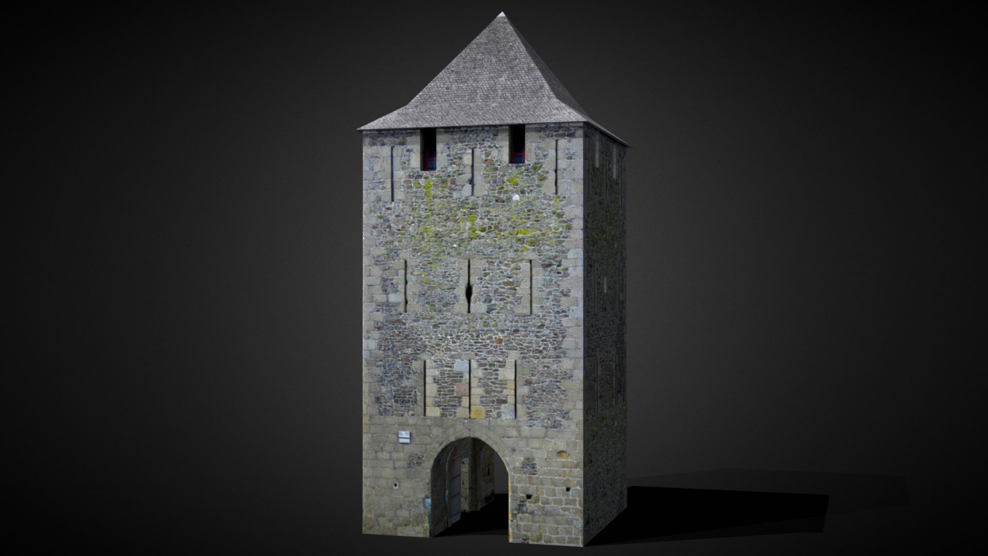 Fougères Castle Square Tower Gate [France] Download Free