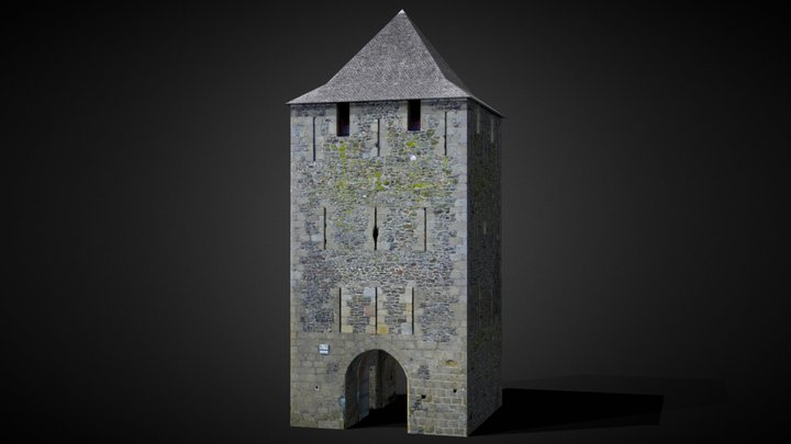 Fougères Castle Square Tower Gate [France]