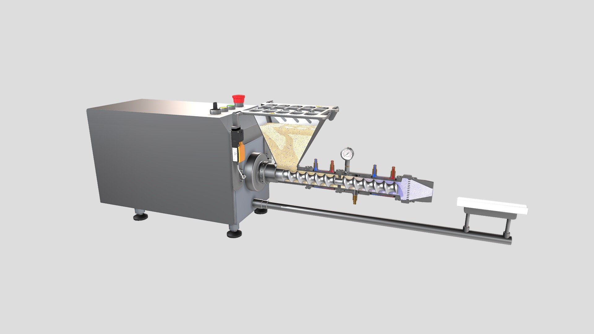 Laboratory extruder Ateliers Ehrismann — Sketchfab embed 3D viewer