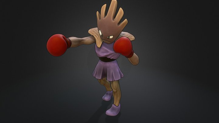 Pokemon Tyrogue Hitmonlee Hitmonchan Hitmontop | 3D Print Model