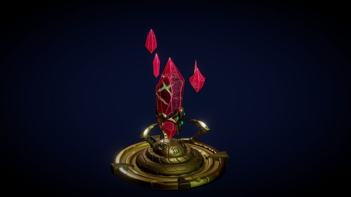 Crystal, the heart of Ael 3D Model