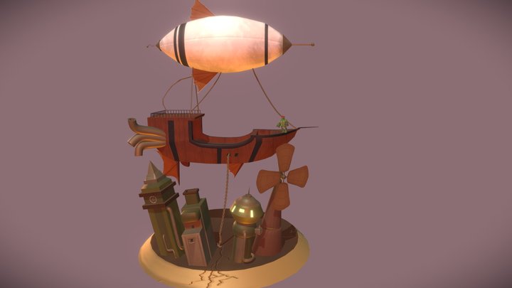 Attack of Captain Rukh!! 3D Model