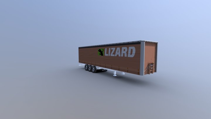 Lizard trailer 3D Model