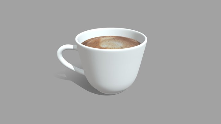 Coffee Cup Model - Blender 5.0.1
