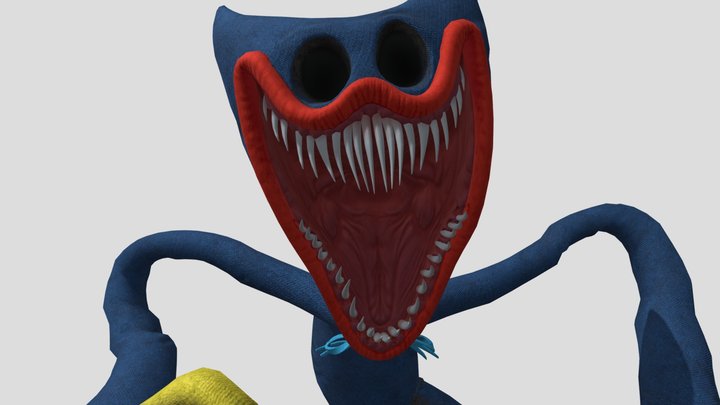 hallucination huggy (RIPPED GAME) 3D Model