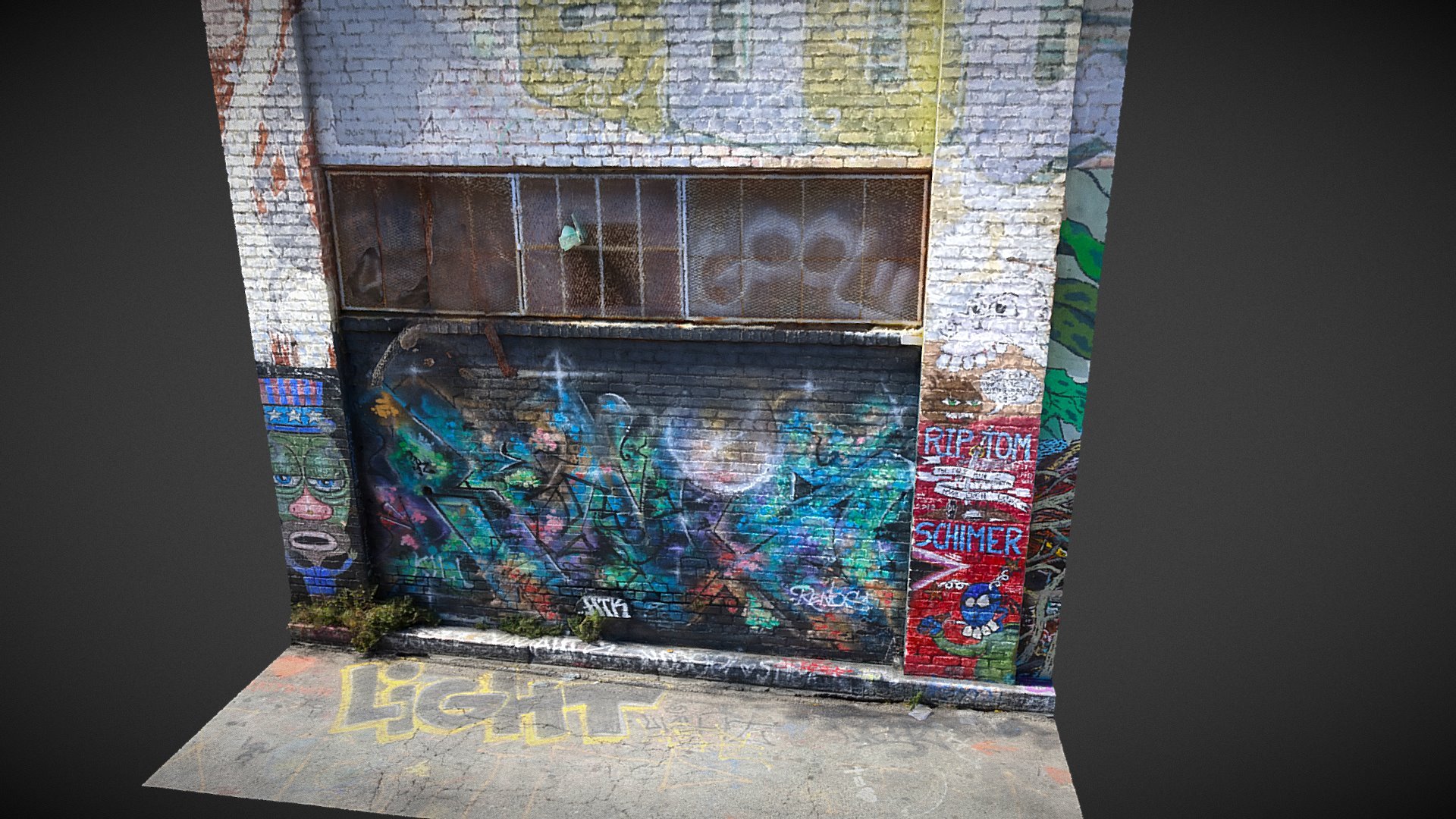 San Francisco Mural Collection - Mural 5 - Download Free 3D model by ...