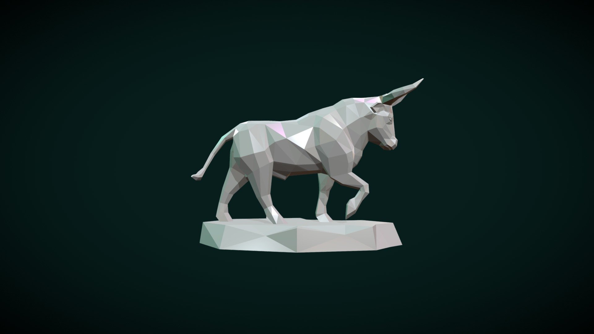 Bull sculpture