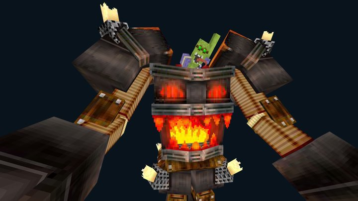 Mecha Shredder 3D Model