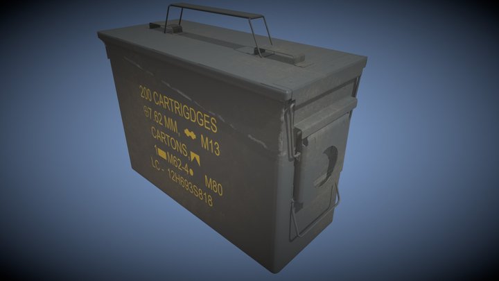 ACG Final Project - Ammunition Box 3D Model
