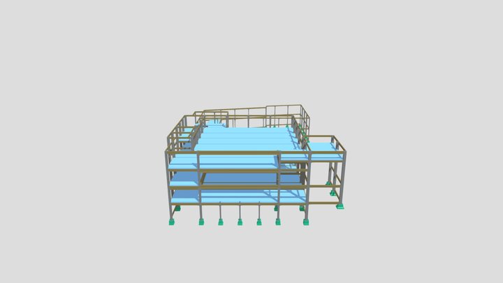 MODELAGEM ESTRUTURAL PRELIMINAR - LC1 3D Model