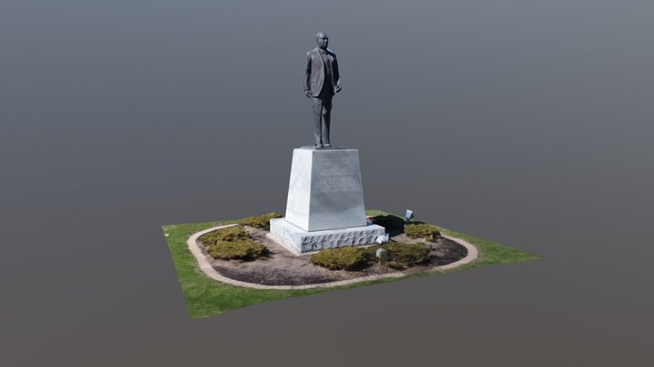 Anderson Martin Luther King Statue 3D Model