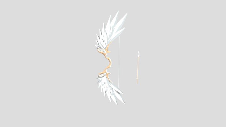 Bow and arrow 3D Model