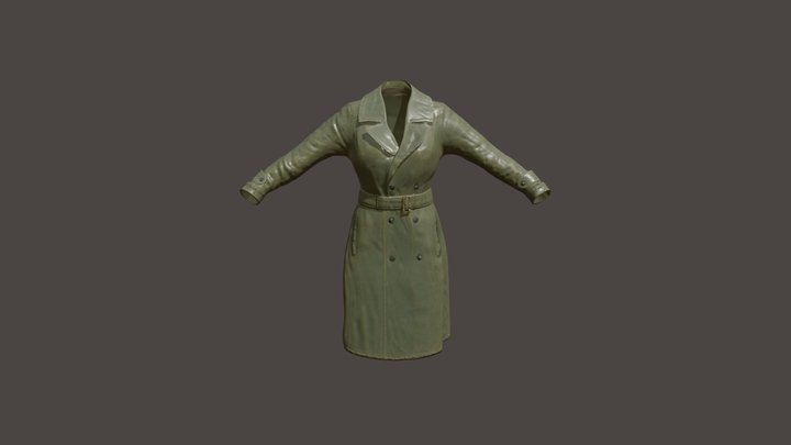 Trenchcoat 3D models - Sketchfab