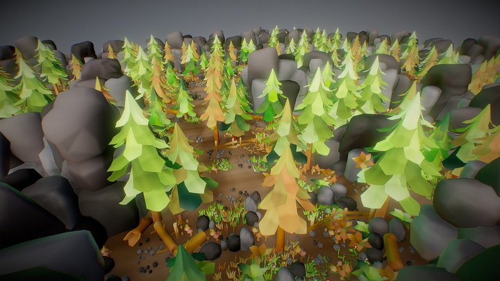 Polygonal Woodlands Nature Region