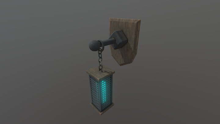 Column Light 3D Model