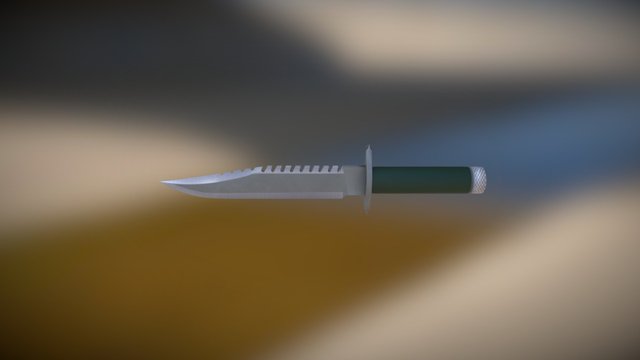 Rambo Knife 3D Model