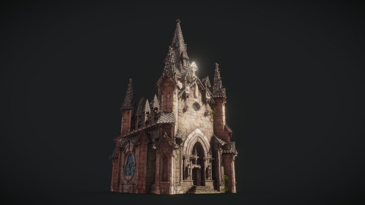 Fantasy Chapel 3D Model