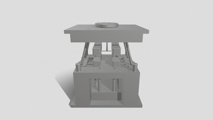 molde inyeccion B 3D Model