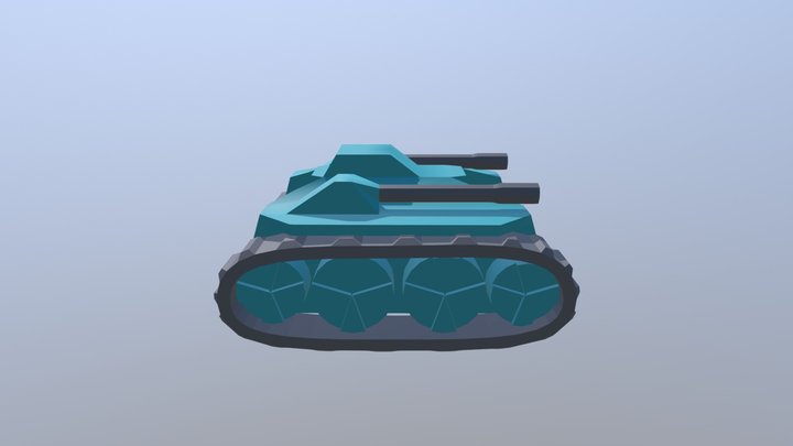 Tank Tread 3D Model
