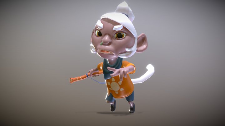 The Game Assembly - Monkeykid 3D Model
