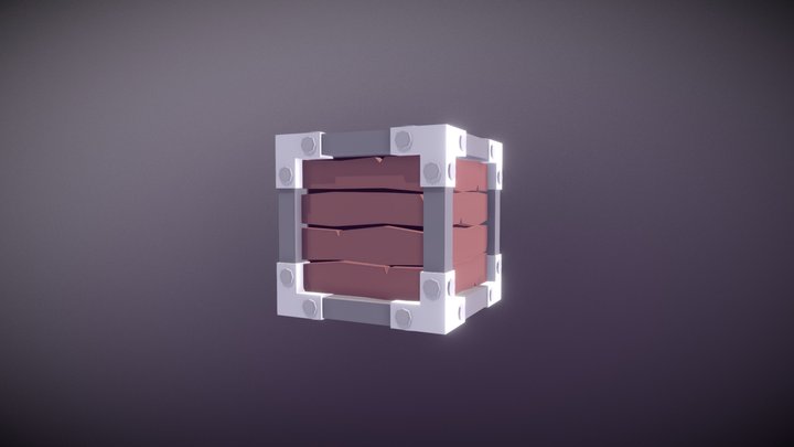 Caja01 Lowpoly 3D Model