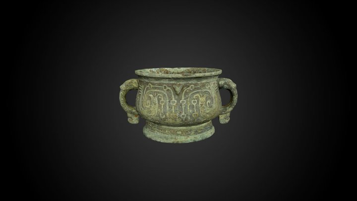 Gui food vessel, 10th century BCE – Free 3D Model STL