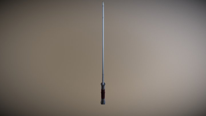 Hand Painted Sword/Weapon Design 3D Model
