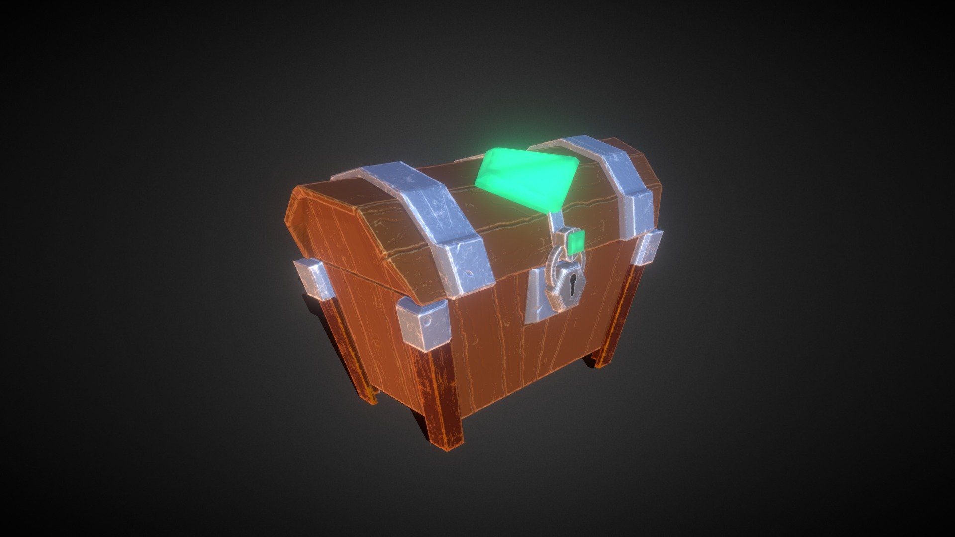 Treasure chest - Download Free 3D model by Ivan R. (@Ivan_r13) [ce329f6 ...