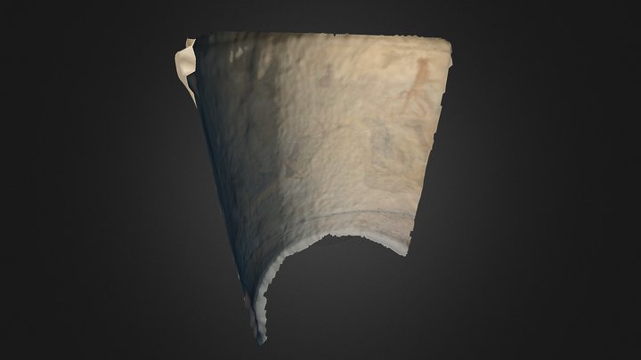 Pompeii painting 3D Model
