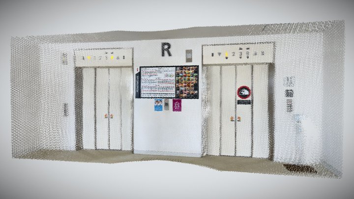Elevator Hall - iPhone LiDAR 3D Model