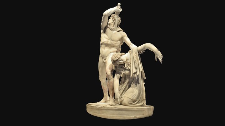 Ludovisi Gaul Killing Himself and His Wife 3D Model