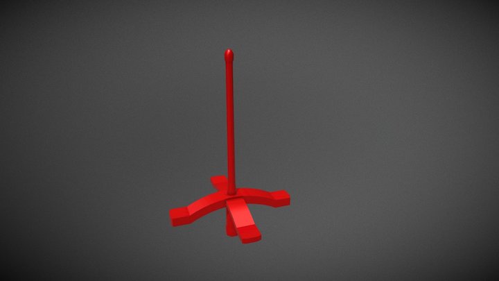 Drop Spindle 3D Model